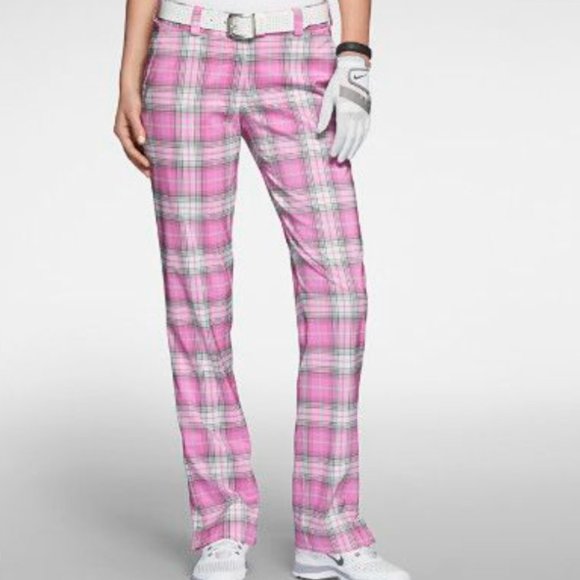 nike plaid golf shorts